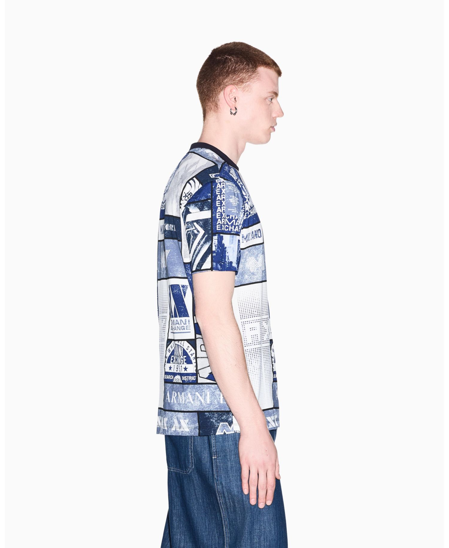 Men's Short Sleeve Collage Logo T-Shirt