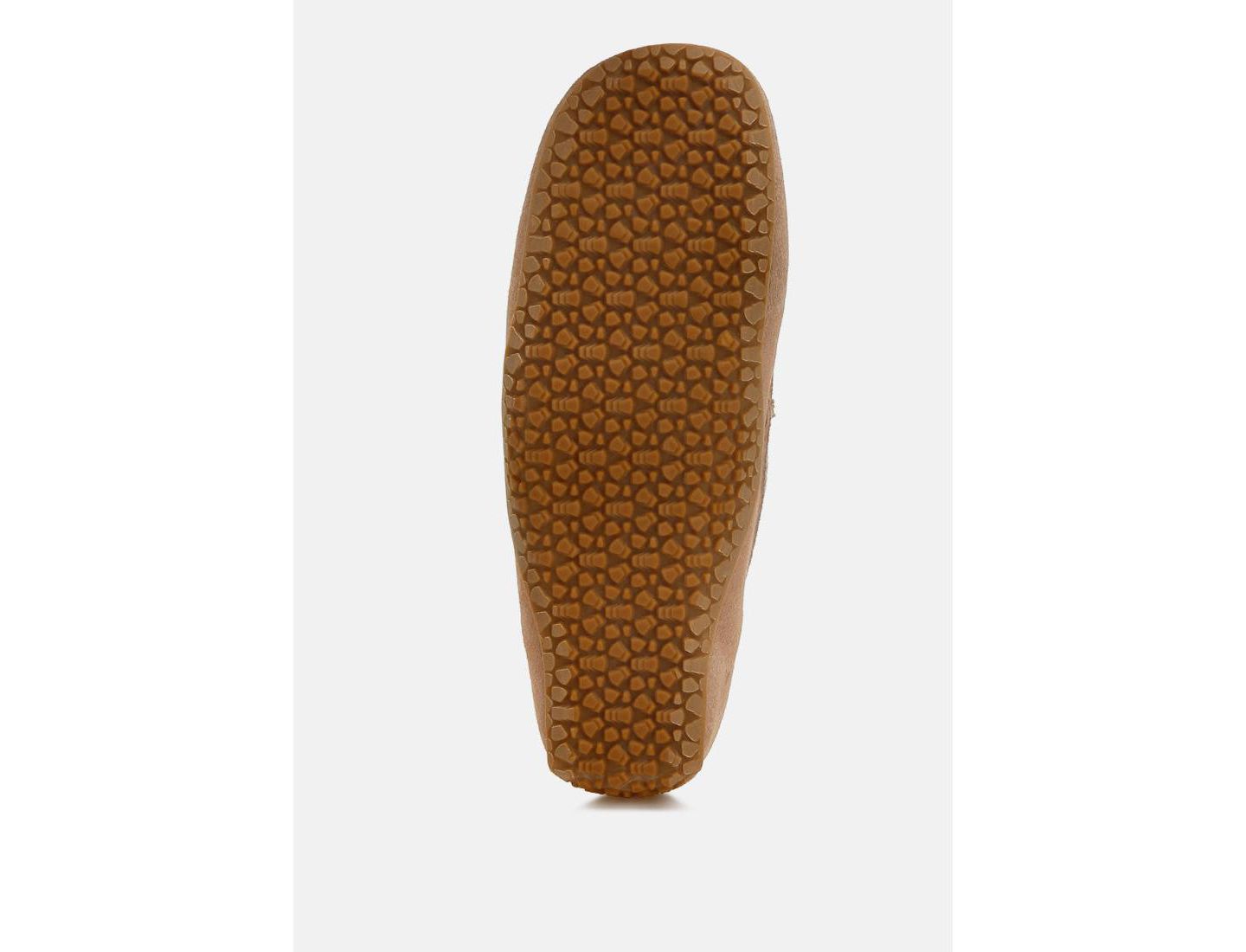 Женские туфли Rag & Co Kipstar Suede Round Toe Tassel s, цвет: Бежевый — фото 5