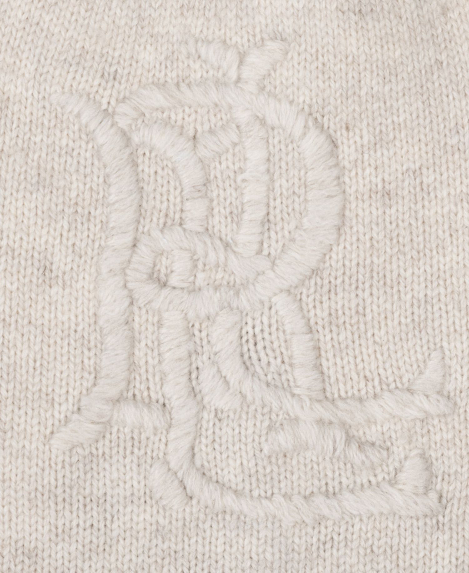 Embroidered Logo Rib Knit Hat