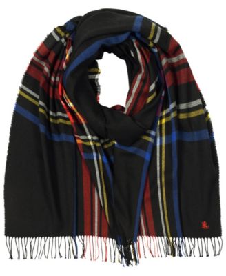Exploded Plaid Merino Scarf