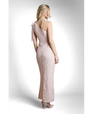 dark blush maxi dress Yours Curve Pink Luxe Embellished Long Sleeve Maxi Dress US 16 Womens