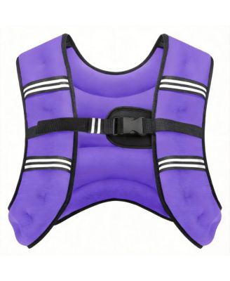 Weighted Vest Adjustable Straps Reflective Strength Training