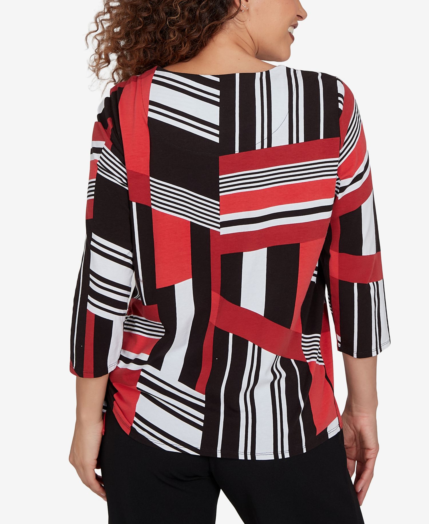 Petite Slashed Glass Knit Top
