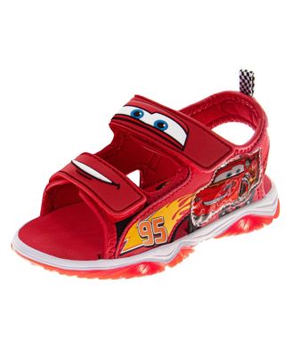 Boys Cars Lightning McQueen Hook and Loop Sport Sandals - Open Toe (Little Kids)