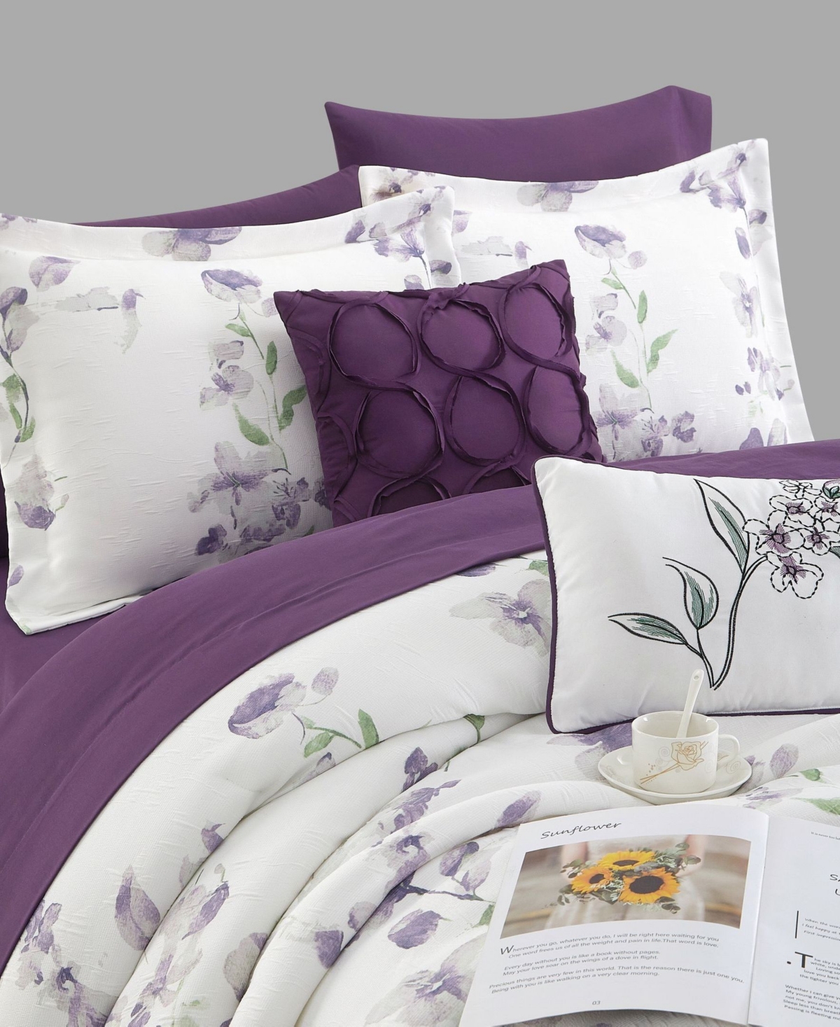 Stratford Park Kinton Floral 10-Piece Comforter Set