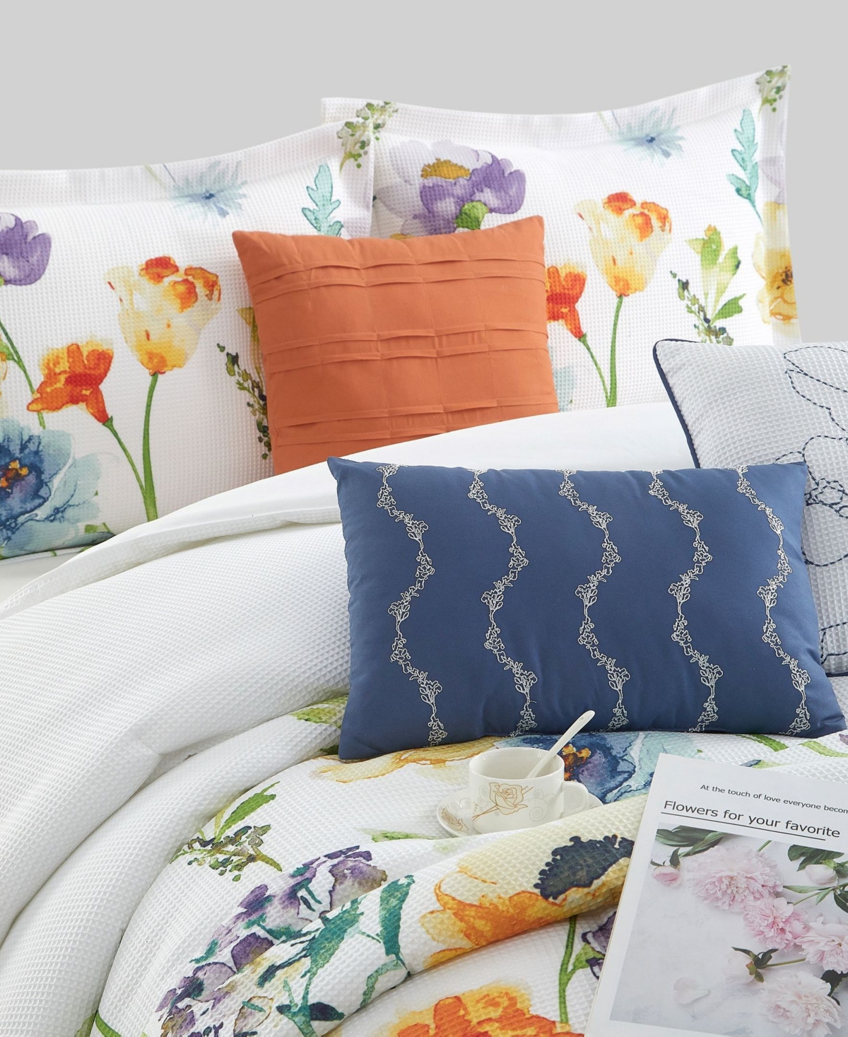 Stratford Park Anayel Floral 7-Piece Comforter Set