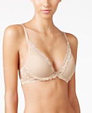 Natori feathers Contour Plunge Lace-Trim Bra 730023 Color: Brown; Size:  30B: Buy Online in the UAE, Price from 241 EAD & Shipping to Dubai