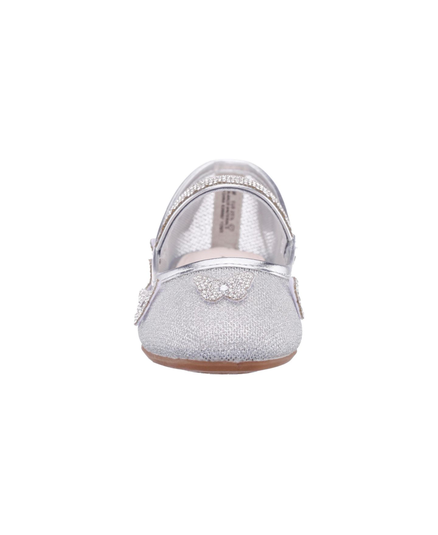 Балетки Nina Mesh Ballet Flats для девочек, цвет: Серебряный — фото 3