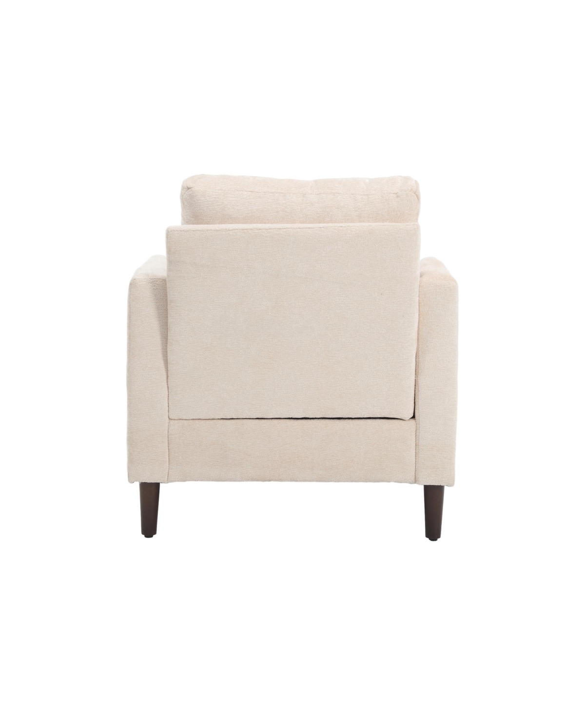Clihome Modern Accent Chair Lounge for Living Room,Tufted Club Chair, Mid Century Arm Chairs with Studded,for Bedroom