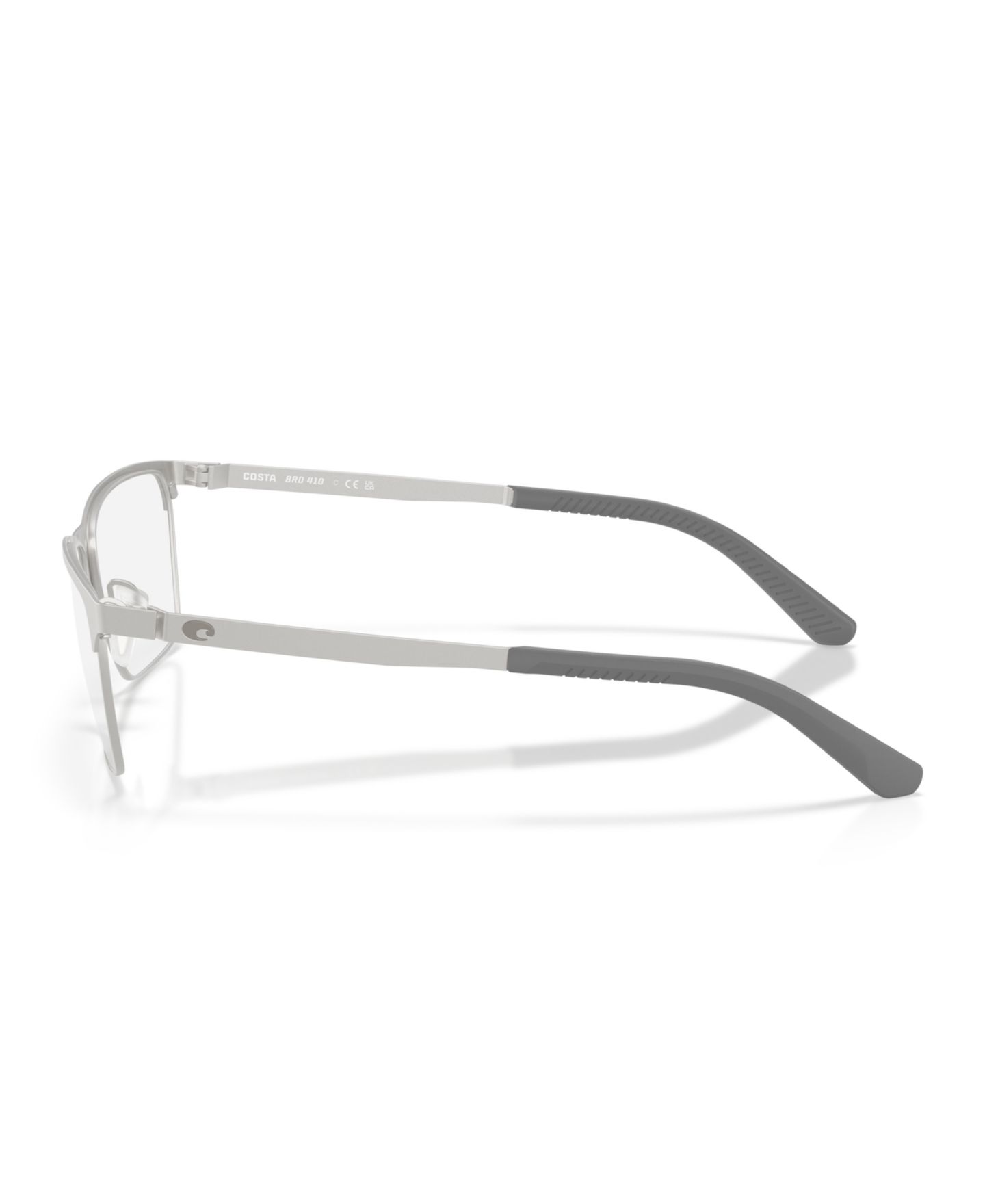 Мужские очки Costa Del Mar Bimini Road 410 Eyeglasses, 6A3009, цвет: Атласный серебряный — фото 3