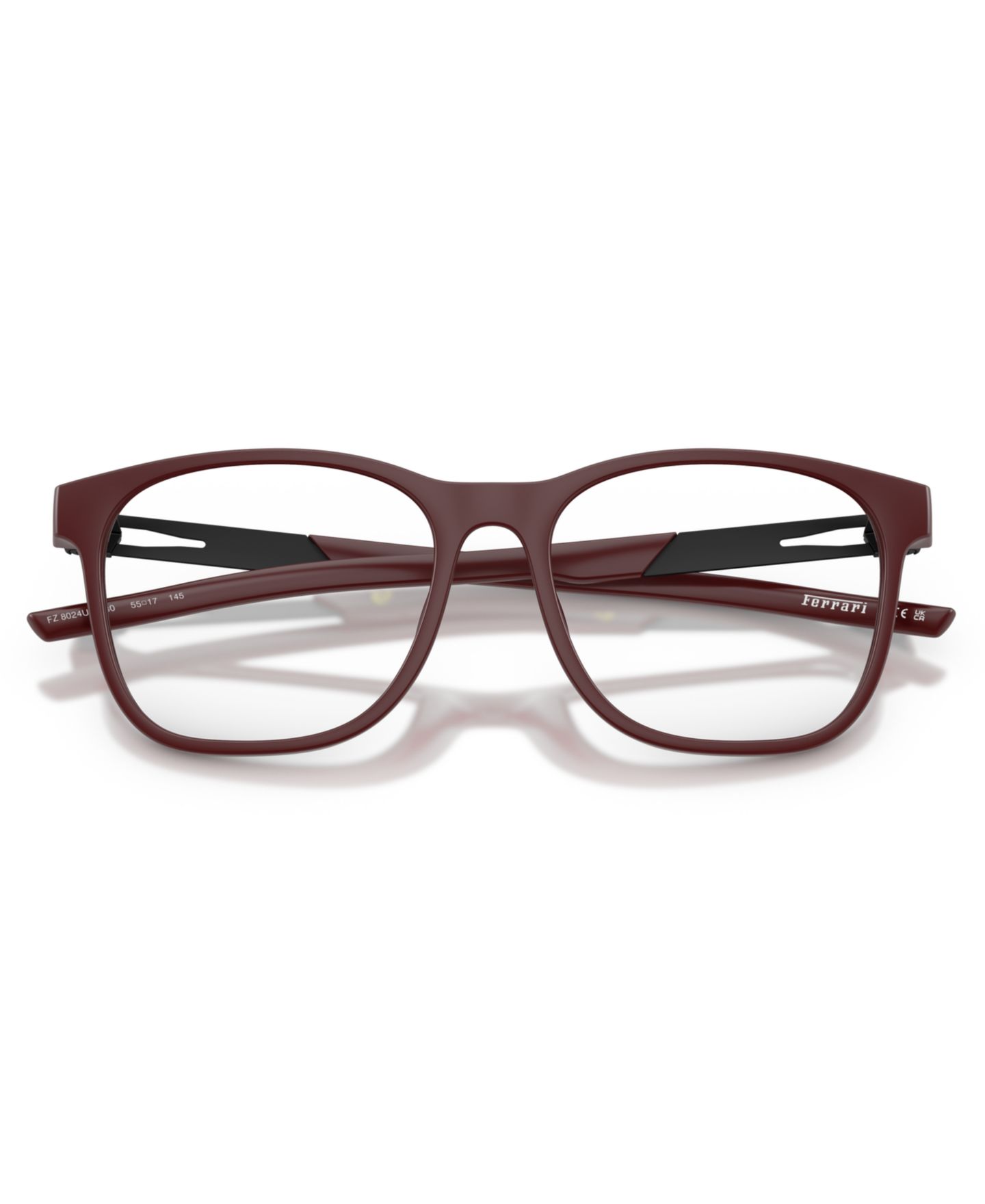 Мужские очки Scuderia Ferrari Eyeglasses, FZ8024U, цвет: Красный бордо — фото 5
