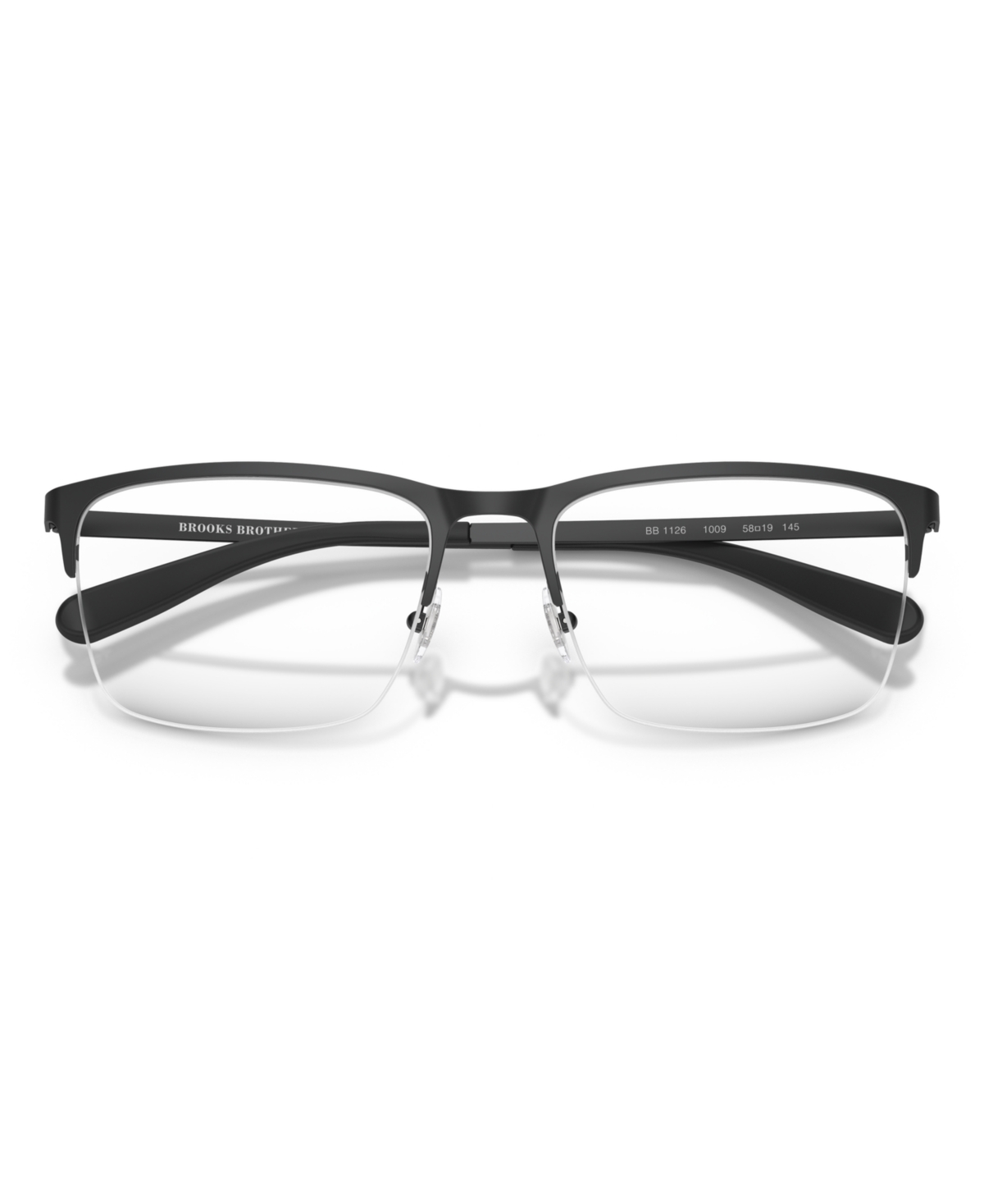 B by Brooks Brothers Men's Rectangle Eyeglasses