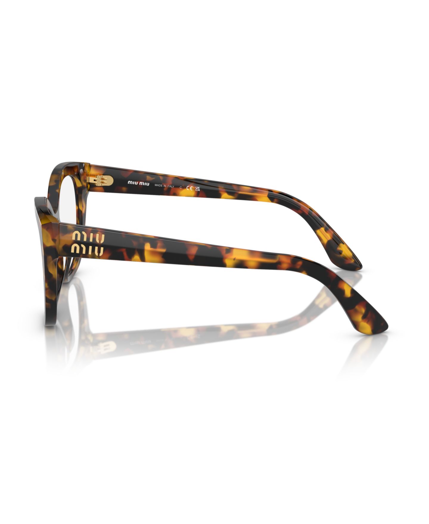 Женские очки MIU MIU Eyeglasses, MU 05XV, цвет: Медовый гавана — фото 3
