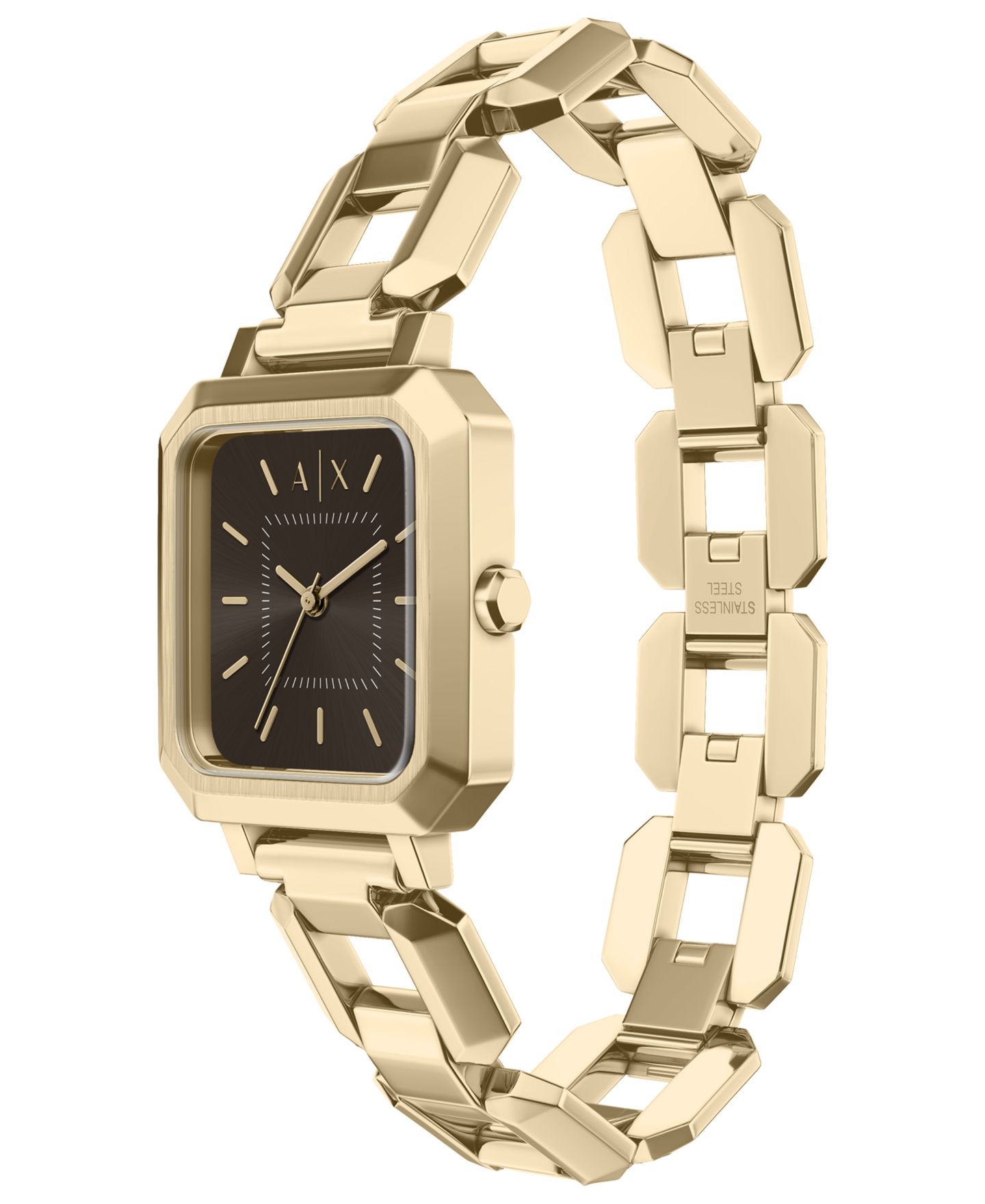 Женские часы A|X Armani Exchange NA Quartz Gold Stainless Steel 27mm — фото 6