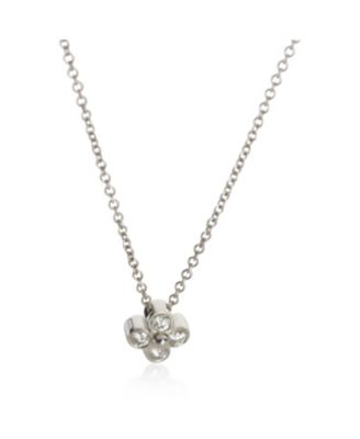Platinum Diamond Lace Pendant