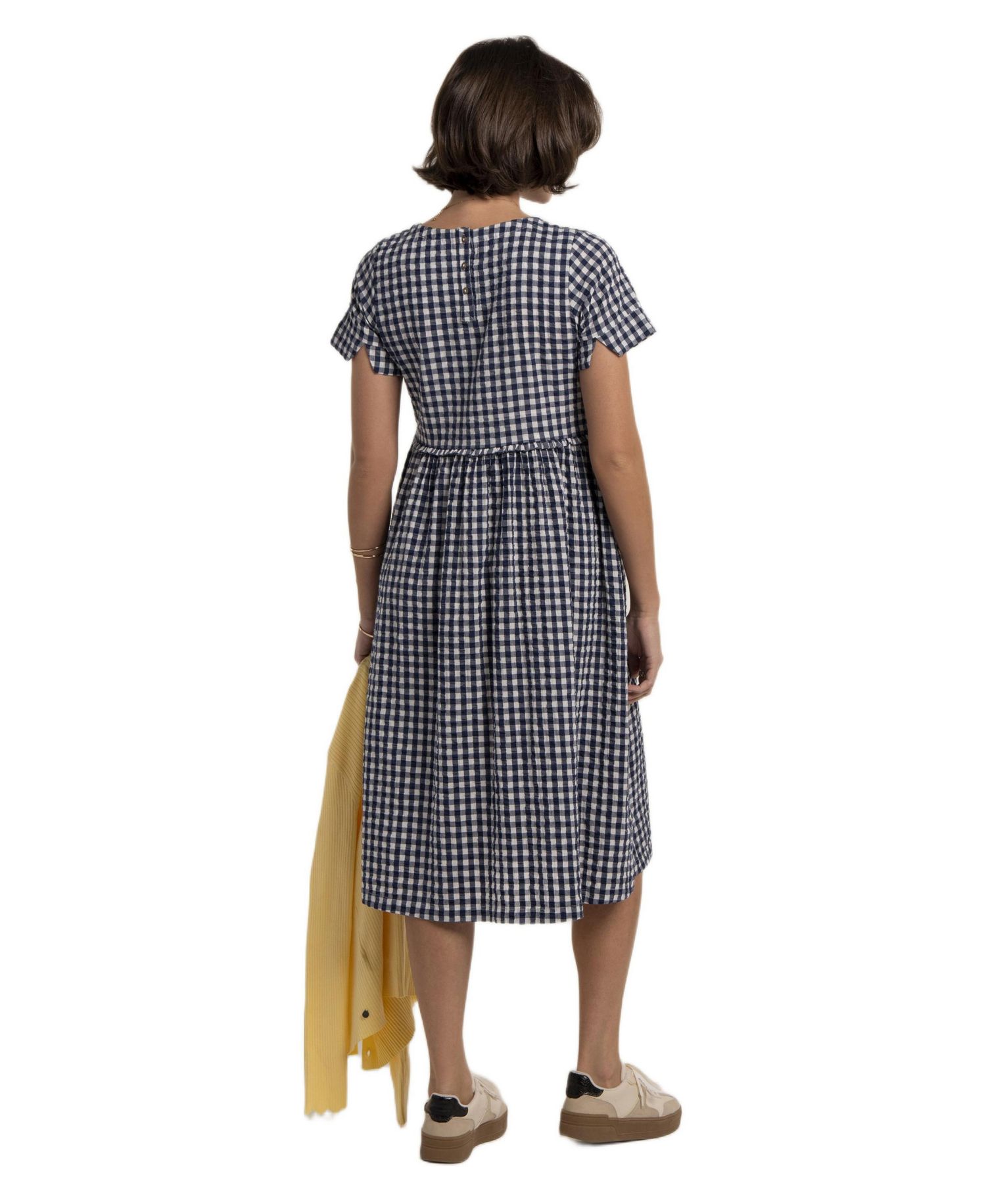 Women's Perla Gingham Midi Dress