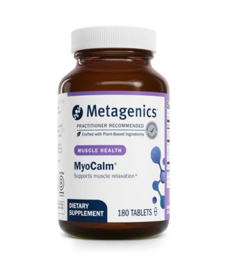 MyoCalm Calcium and Magnesium Supplement for Muscle Relaxation with Passionflower and Valerian Root for Enhanced Absorption 180 Tablets