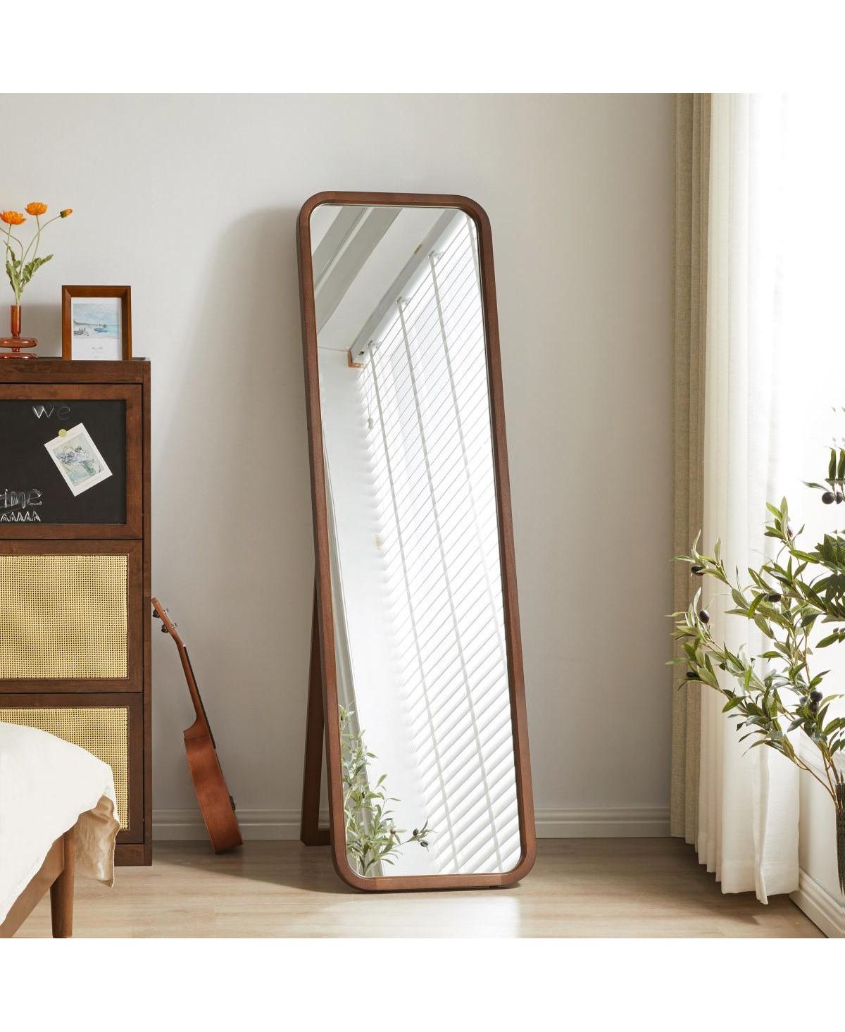 Laoties Modern Full Length Floor Mirror with Stand for Bedroom, Living Room and Dressing Room