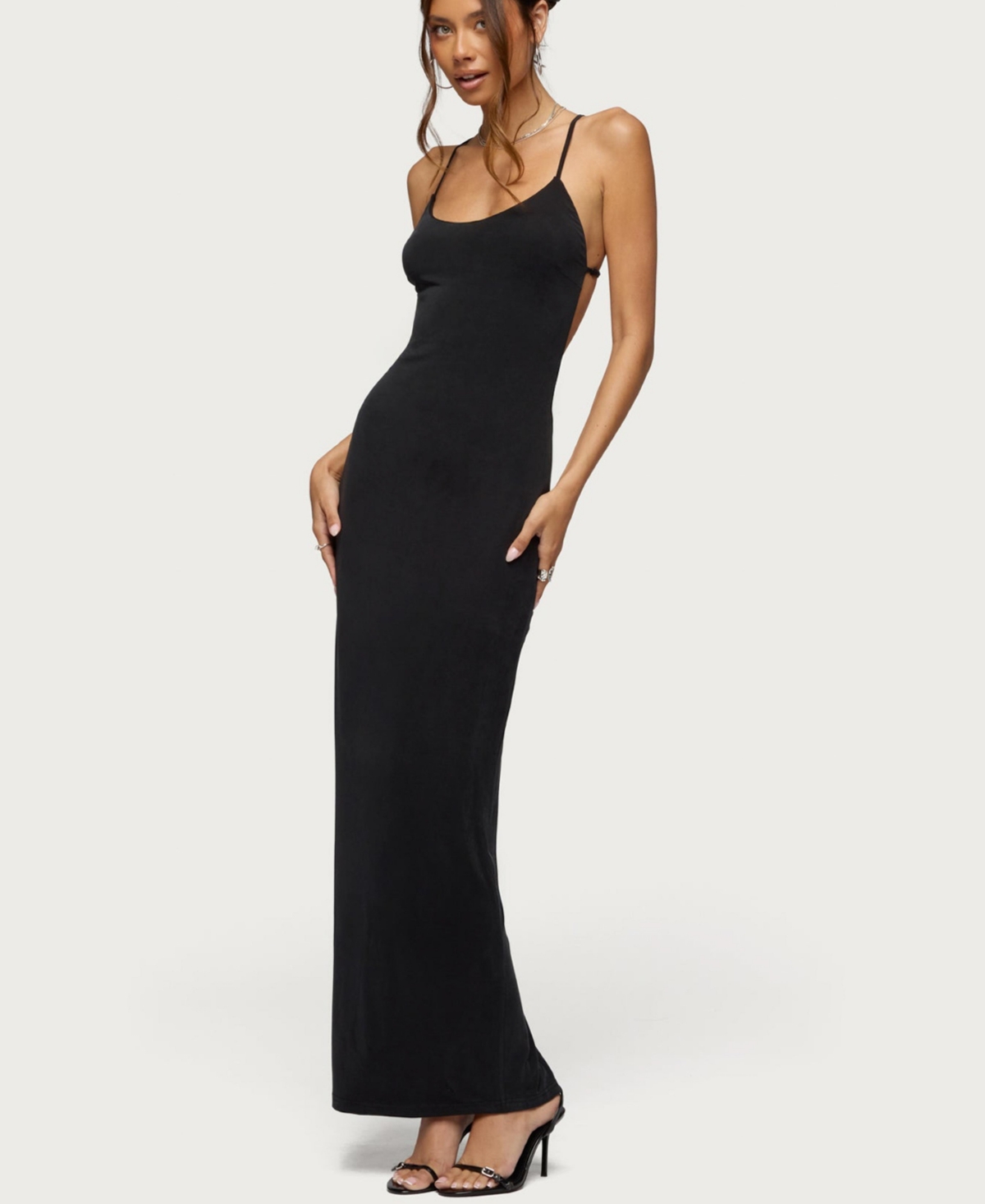 Edikted Women's Zhuri Ring Backless Maxi Dress