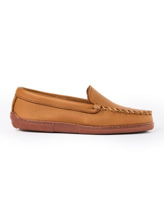 新品 todayful Leather Moccasin Shoes 38 Minnetonka Men's Moosehide Leather Slip-ons - Macy's