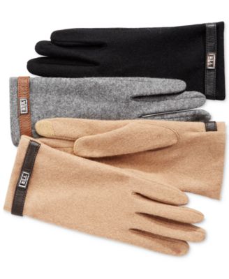 Lauren Ralph Lauren - Metal Logo Belted Tech Gloves