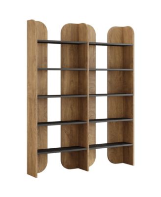5-Tier Open Shelf Bookcase for Home or Office