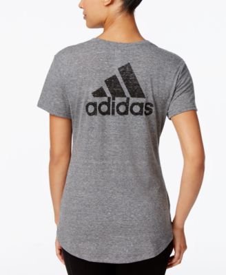 adidas - Heathered V-Neck T-Shirt