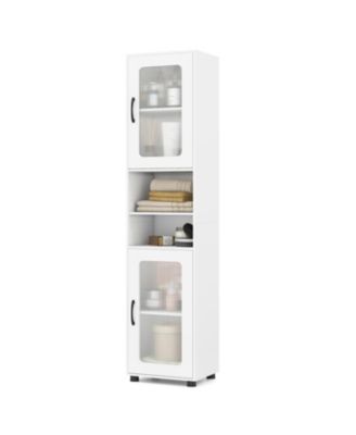 Tall 67-in Bathroom Storage Cabinet Freestanding Organizer