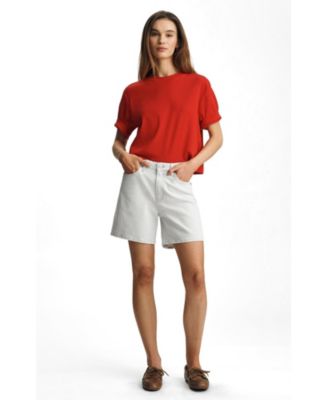 Women's Mavi's Heidi High Rise Relaxed Short In Lt Sky Classic Blue