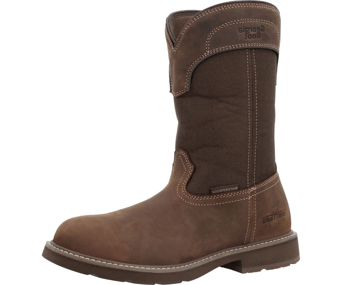 Мужские ботинки GEORGIA BOOT Core 37 Farm and Ranch Round Toe Pull-On, цвет: Рыжевато-коричневый — фото 4