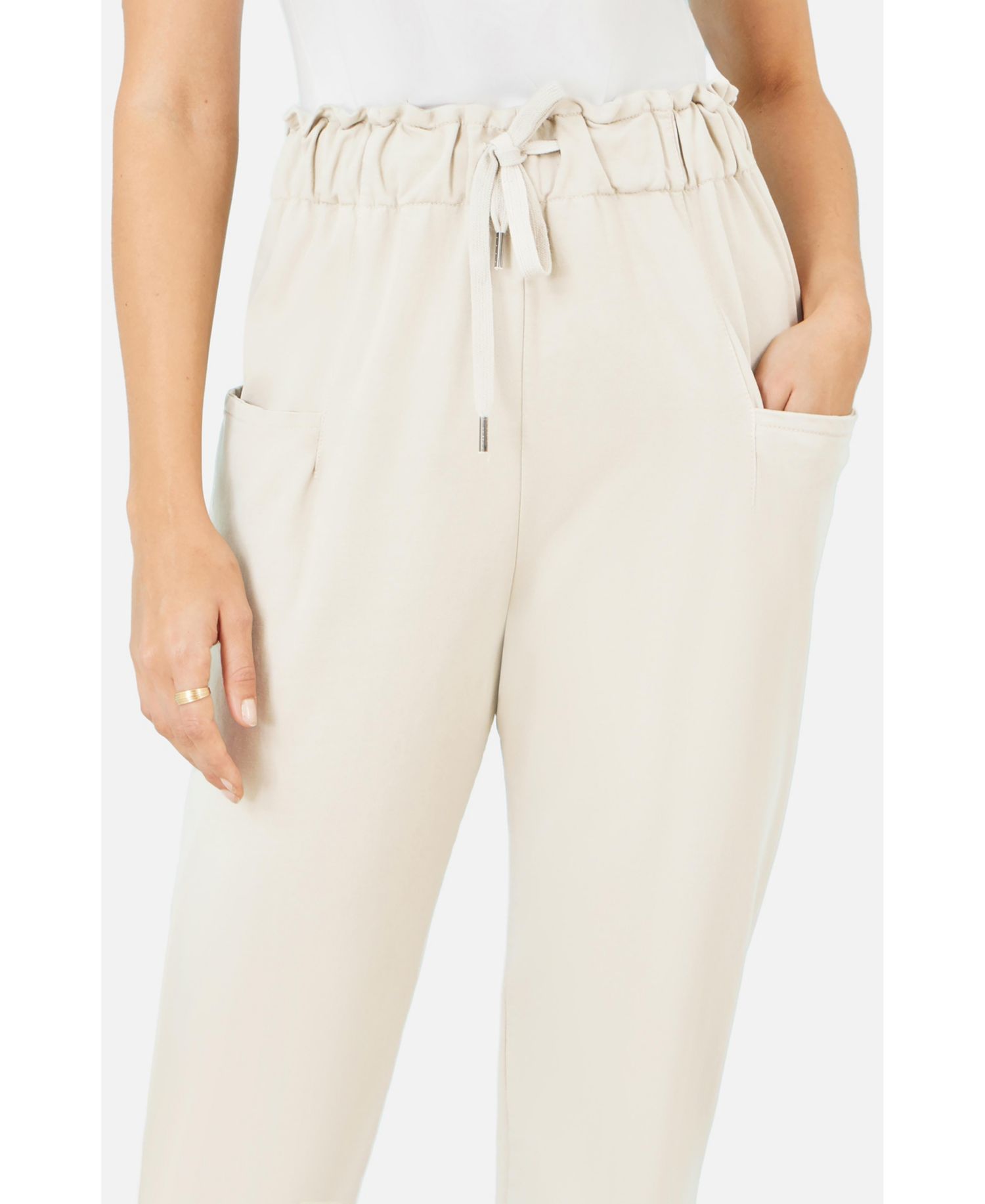 Women's Cotton Relaxed Stretch Trousers