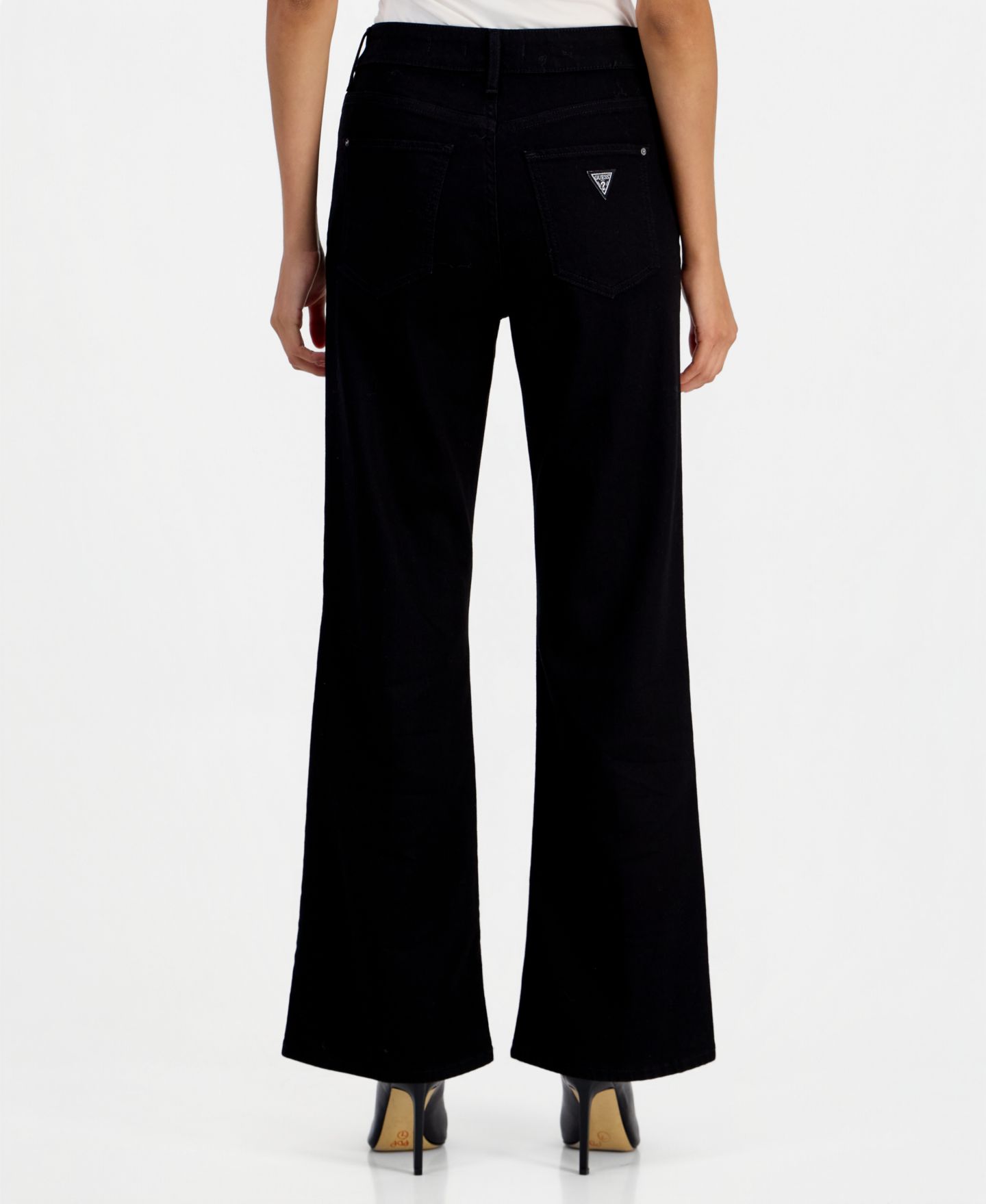 Женские джинсы GUESS Classic Faye Wide-Leg, цвет: Варёный — фото 2