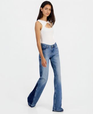 Women's Beverly Contrast Panel Flare Jeans