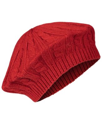Core Cable Knit Beret Hat