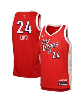 Big Boys and Girls Jewell Loyd Red Las Vegas Aces Victory Jersey