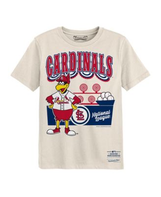 Preschool Cream St. Louis Cardinals Step Back Up T-Shirt