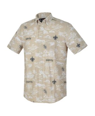 Reyn Spooner Men's Gold New Orleans Saints Kekai Performance