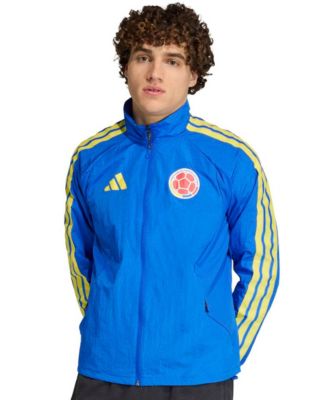 Men's Blue Colombia National Team 2026 Home Full-Zip Game Day Anthem Jacket