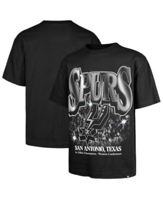 Men's Black San Antonio Spurs Past Champs Collection Flashbulb Foundation T-Shirt