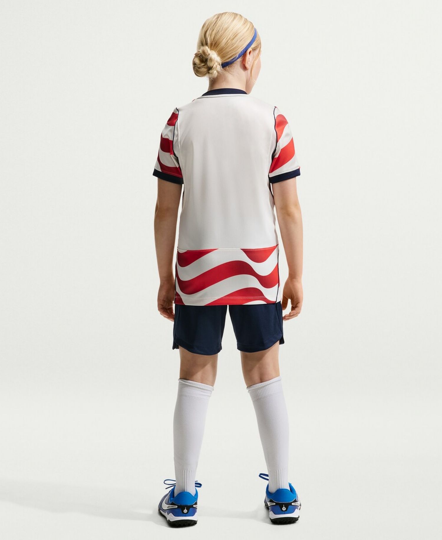 Big Boys and Girls Navy USMNT 2026 Stadium Replica Shorts