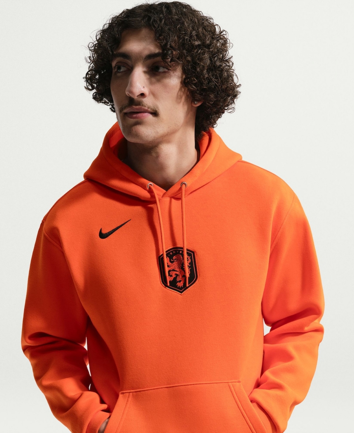 Nike Men's Orange Netherlands National Team Club Hoodie