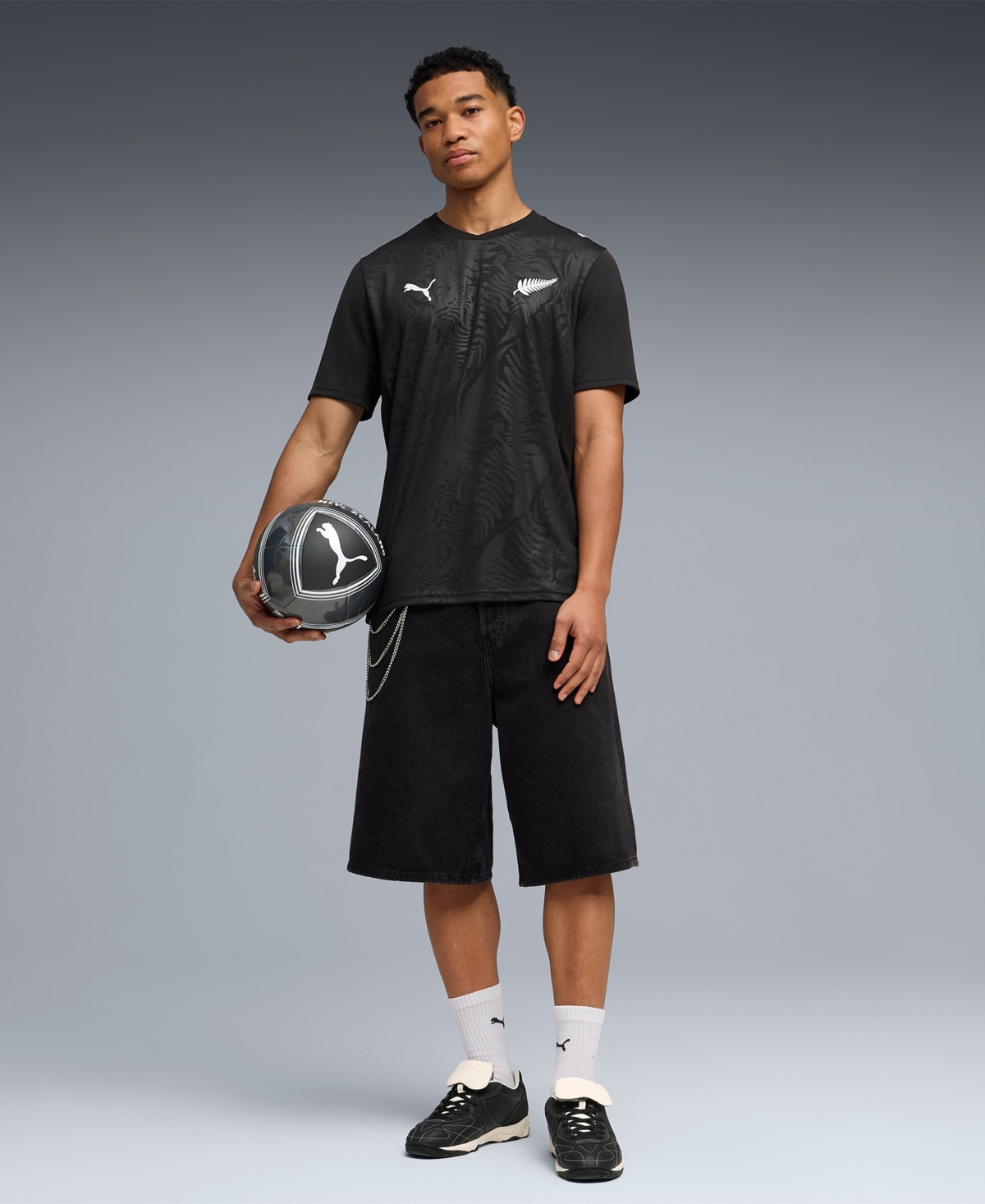 Puma Men's Black New Zealand National Team 2026 Home Replica Jersey