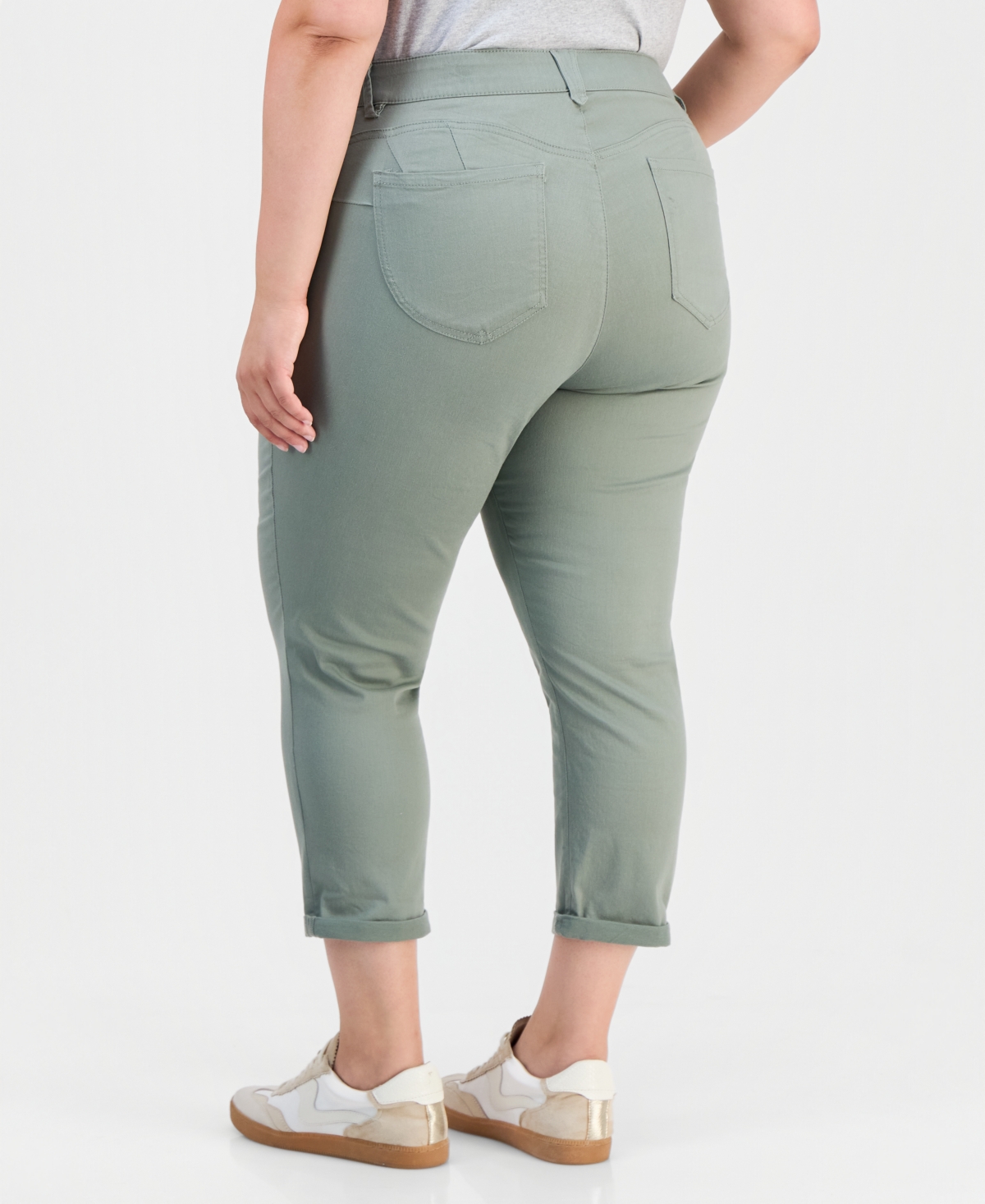 Democracy Plus Booty Lift Mid-Rise Cropped Pants