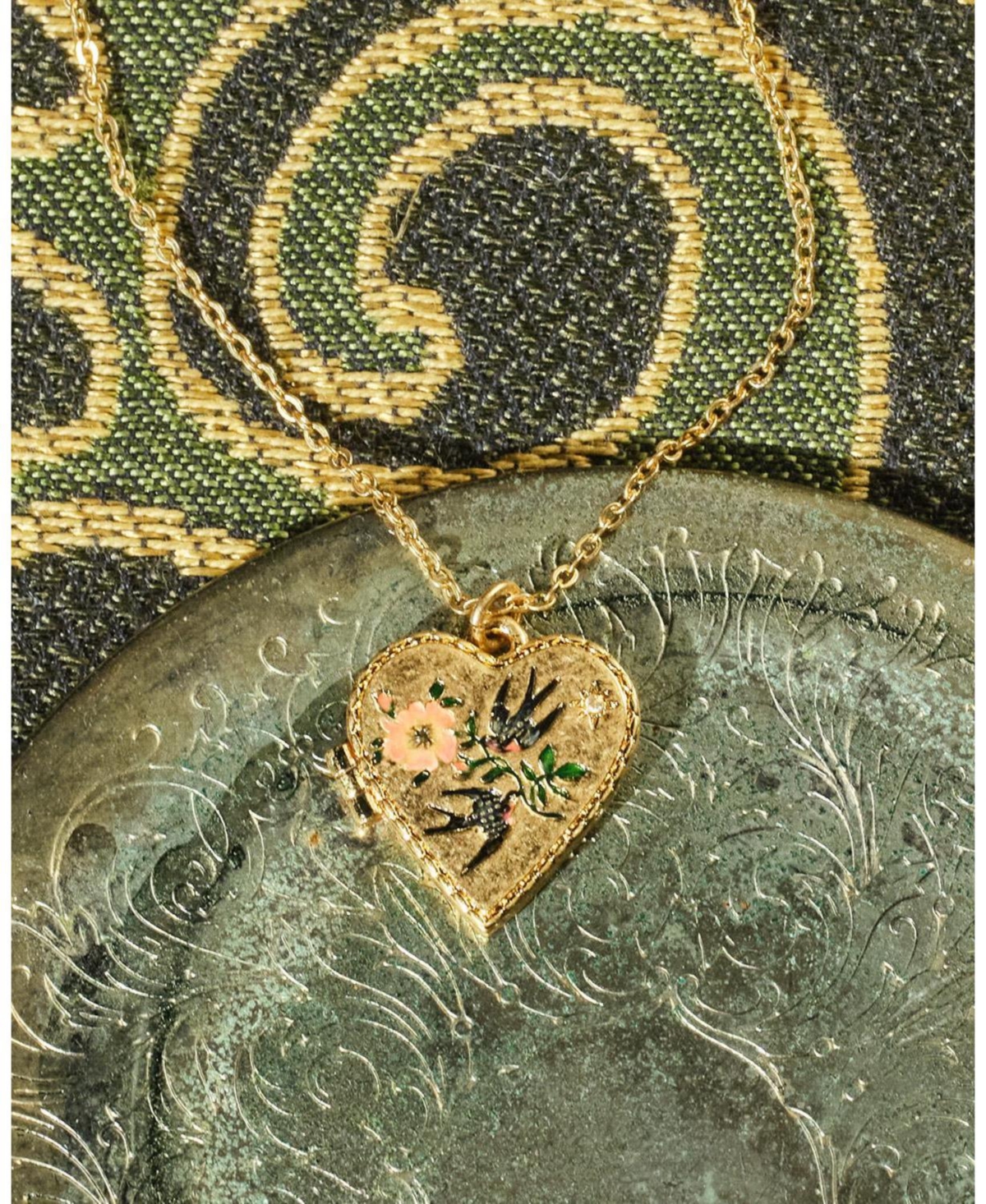 Fable England Swallow Locket