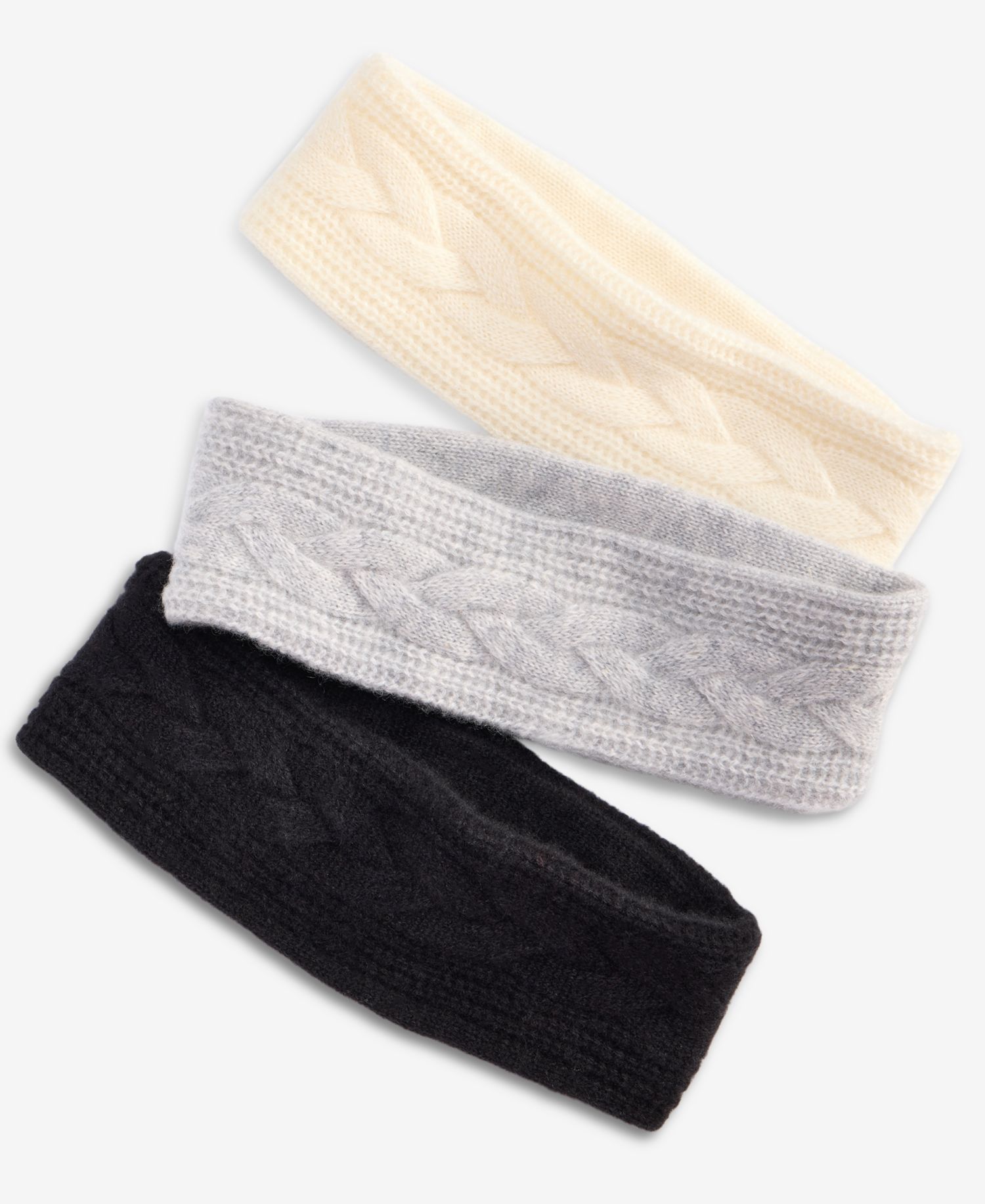 Cable-Knit Cashmere Headband