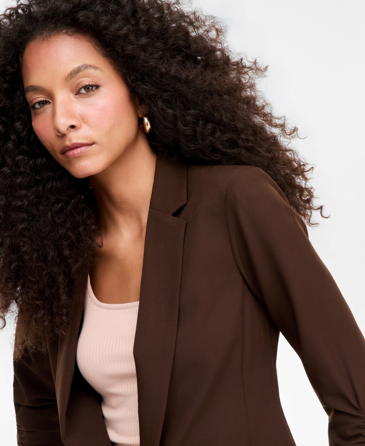 I.n.c. International Concepts Women's 3/4-Sleeve Blazer, Created for Macy's