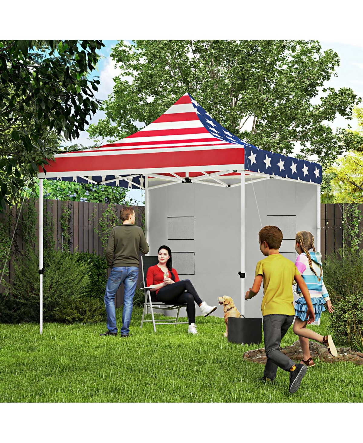 Outsunny Heavy Duty Pop Up Canopy Tent