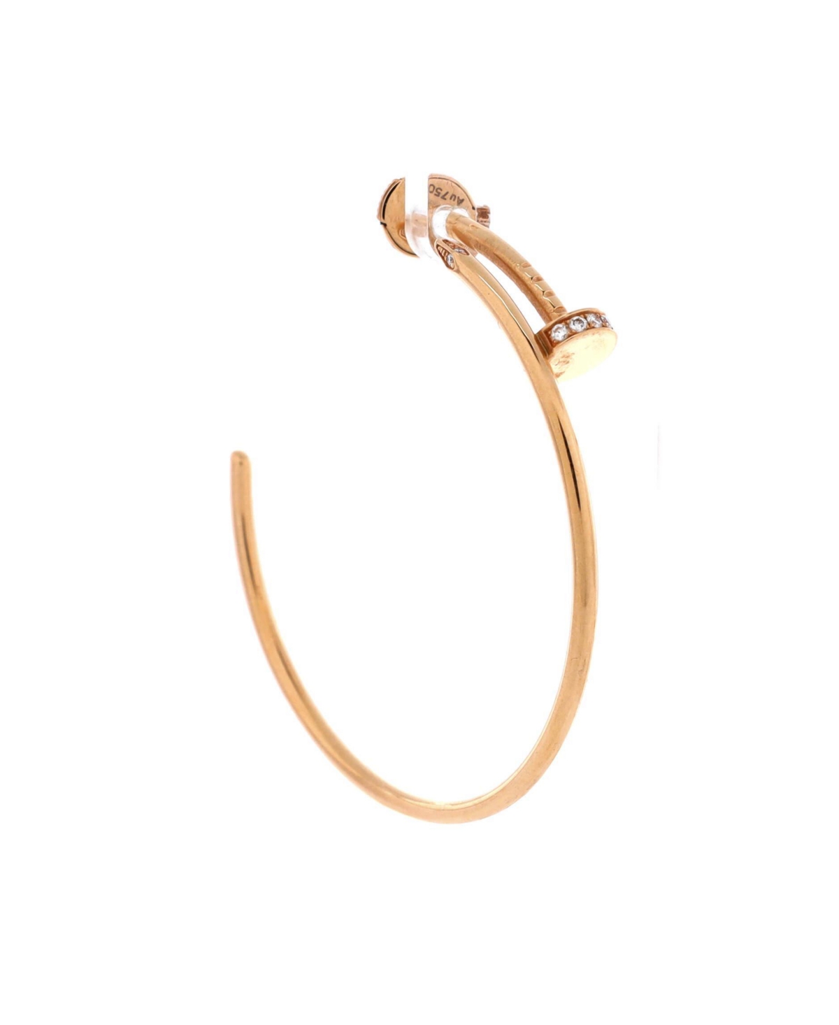 Pre-Owned Cartier Juste un Clou Hoop Earrings