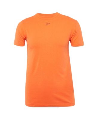 Men's ange Logo Print Cotton Crew Neck T-Shirt