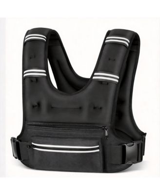 Weighted Vest Adjustable Straps Reflective Running Workout